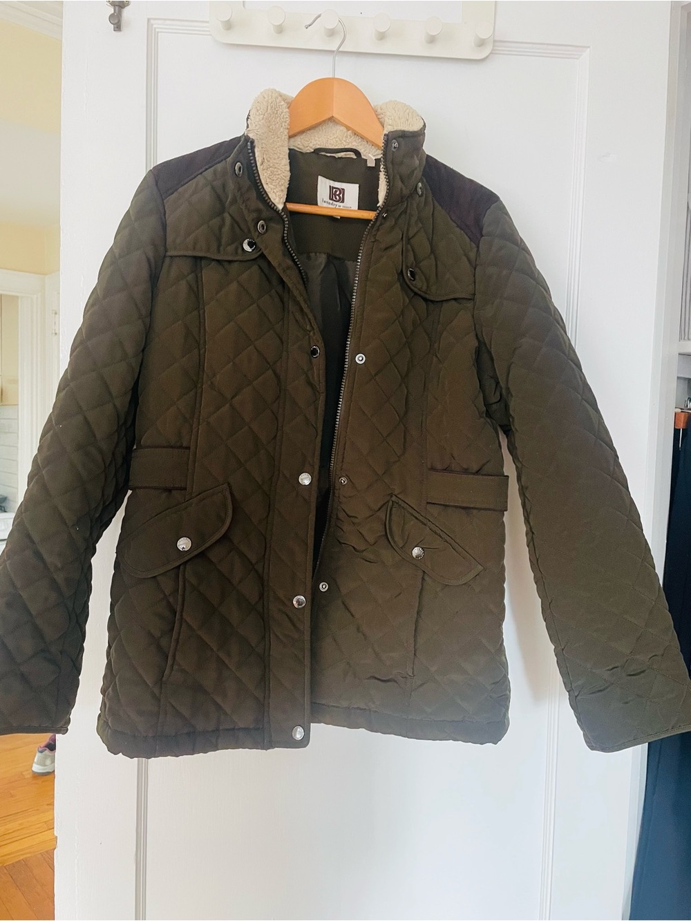 Olive Quilted Women's Jacket